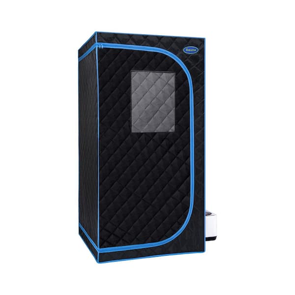 Moray 1-Person Full Size Portable Indoor Far Infrared Steam Sauna Tent with Steam Generator and Foldable Chair