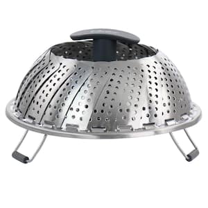 Bluemarine 5qt. Expandable Stainless Steel Steamer Basket Pot Insert