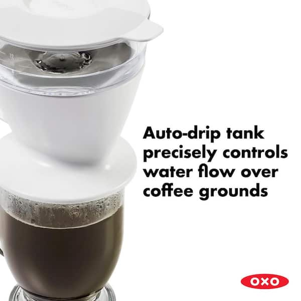  OXO Brew Single Serve Pour-Over Coffee Maker, 12 ounces, White:  Home & Kitchen