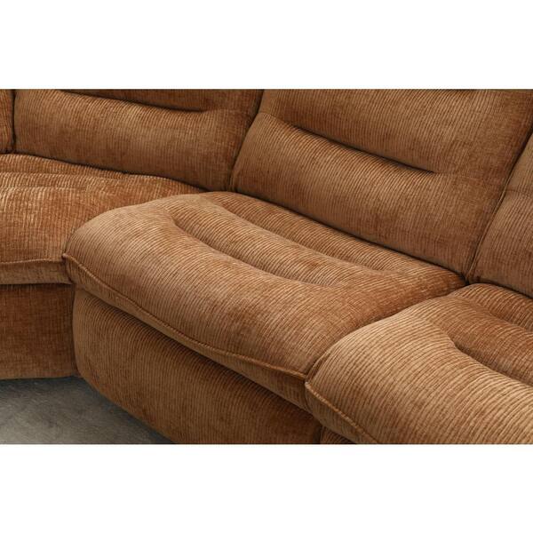 Acme Furniture Emmy 125 in. Armless 1 Piece Chenille L
