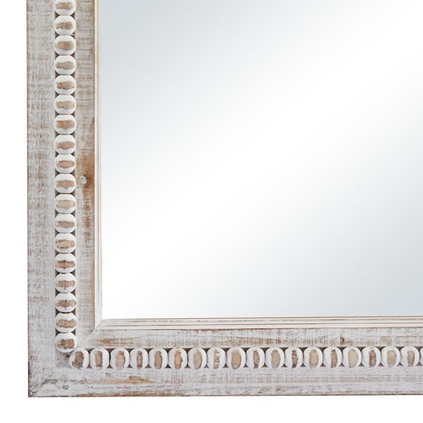 MCS Beaded Rectangular store Wall Mirror, 30.25x42.25 Inch