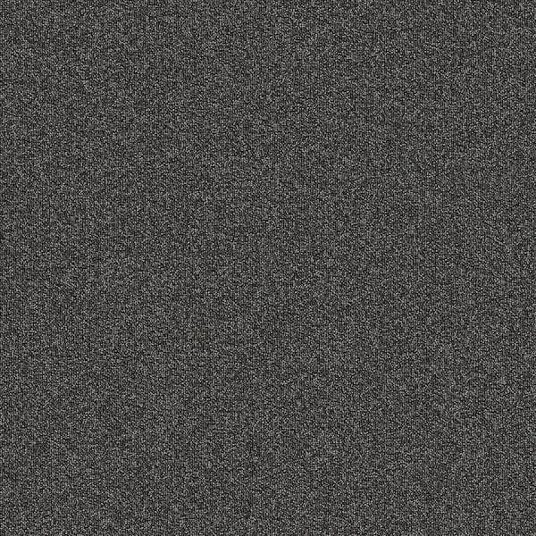 Aladdin Rules Of Conduct Gray Commercial 24 in. x 24 Glue-Down Carpet Tile (24 Tiles/Case) 96 sq. ft.
