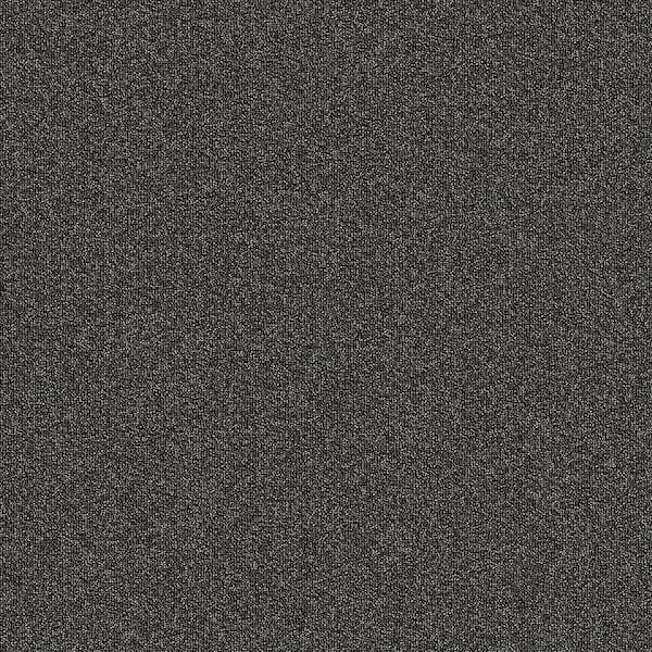 Aladdin Rules Of Conduct - Charcoal - Gray Commercial 24 x 24 in. Glue-Down Carpet Tile Square (96 sq. ft.)