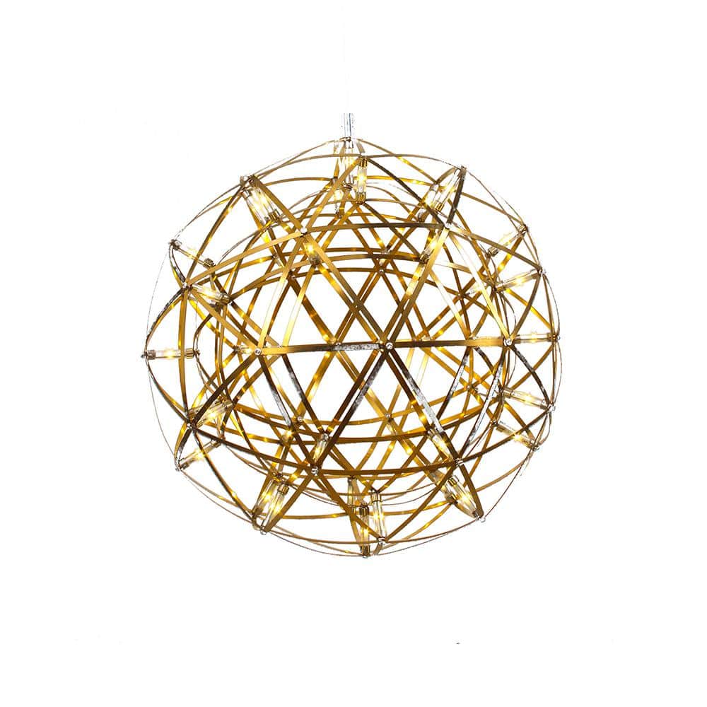 Giana I 12-Lights Gold Pendant without Shade