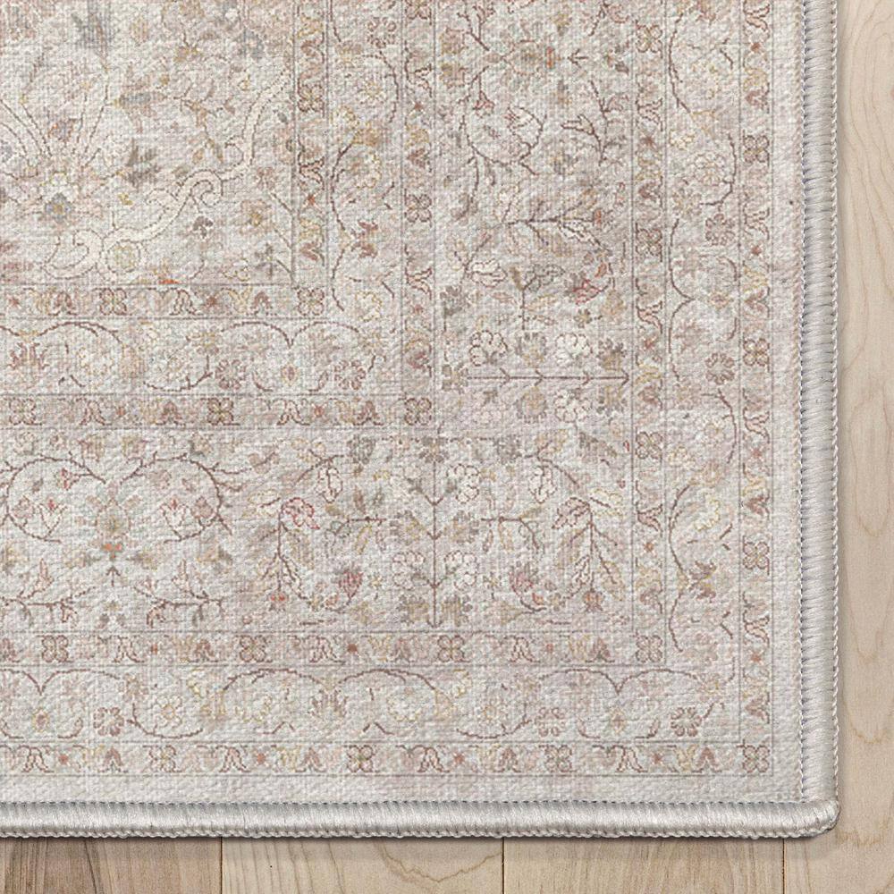 Ivory & Cream 8' x 10' Flat-Weave Chenille Area Rug