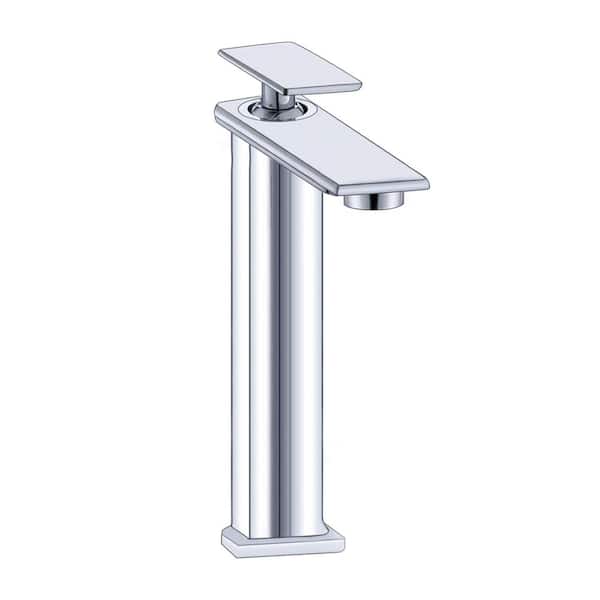 12 in. H Commercial Single Handle Single Hole Bathroom Faucet in Polished Chrome