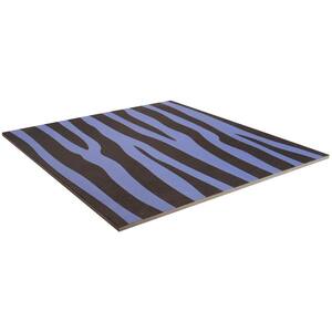 Kaa Zebra Purple 24 in. x 24 in. Matte Porcelain Floor and Wall Tile (3 Pieces/11.62 sq. ft./Case)