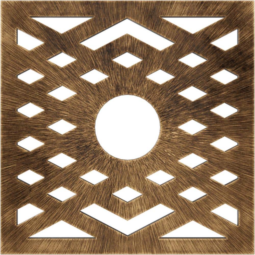 3/4 in. x 22 in. x 22 in. Chevron Architectural Grade PVC Peirced Ceiling Medallion price history on PriceWatchPro