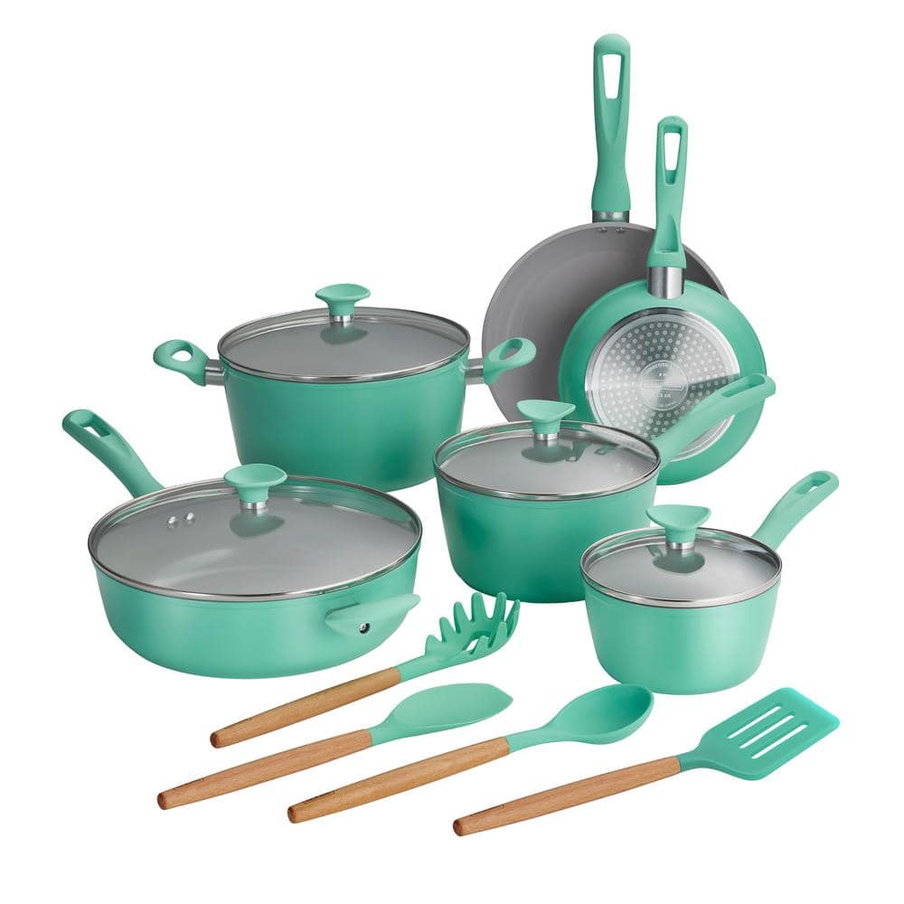 Pots and Pans Sets, Nonstick Cookware Sets 401 Stainless Steel Cooking Pots  and Pans, Home Kitchenware with Wok, Frying Pan, Stock Pot, Induction Safe