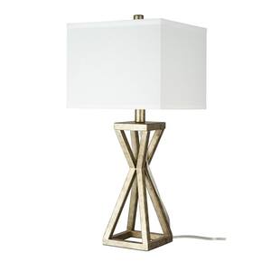 22.5 in. Silver Leaf Transitional Table Lamp