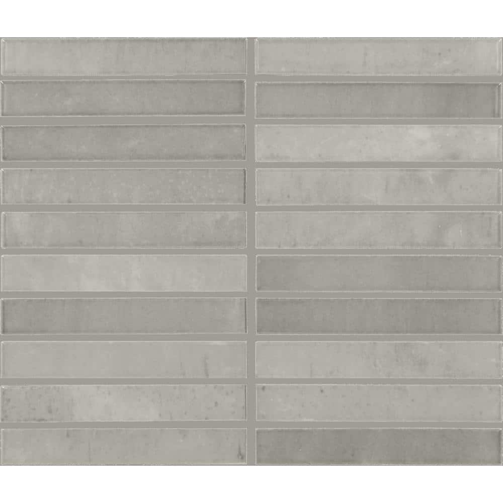Miramo Oyster 2-1/2 in. x 3 in. Glossy Ceramic Straight Joint Mosaic Tile Sample price history on PriceWatchPro