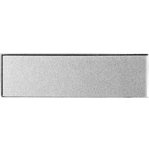 Transitional Design Silver Large Format Subway 4 in. x 16 in. Glossy Glass Wall Tile (4 sq. ft./Case)