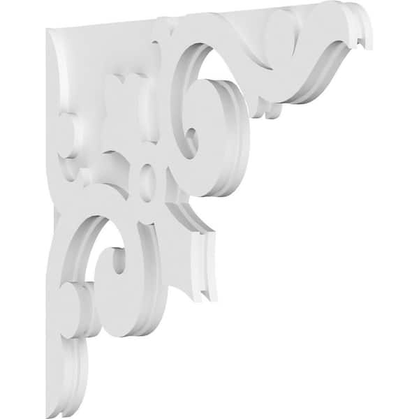 Ekena Millwork Whitman 1.5 in. W x 22 in. H x 22 in. D Signature Urethane Polyurethane Corbel