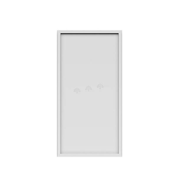 LIFEART CABINETRY Slim Shaker Assembled 15 in. W x 36 in. H x 12 in. D Wall Kitchen Cabinet in White