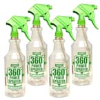 32 oz. 360-Degree All Angle Professional Spray Bottle (4-Pack)