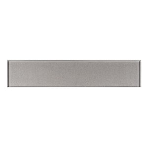 Kwiet Freedom Gray Glossy 2-7/8 in. x 14-3/8 in. Smooth Glass Subway Wall Tile (8.7 sq. ft./box)