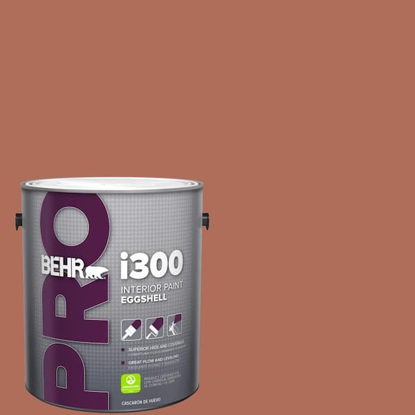 1 gal. #BXC-39 Sunset Orange Eggshell Interior Paint