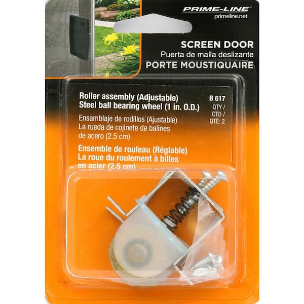 Prime-Line 1 in. Nylon Spring-Loaded Rollers for Sliding Screen