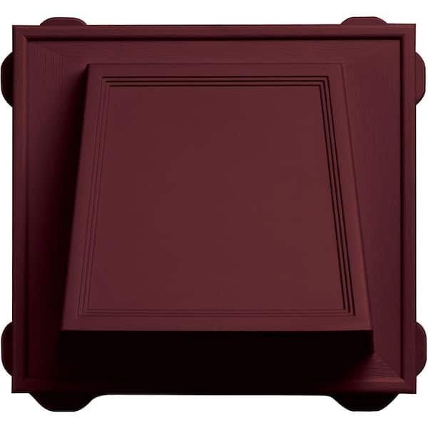Builders Edge 6 in. Hooded Siding Vent #078-Wineberry