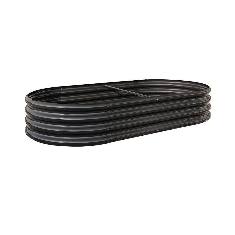 6x3x1ft Black Metal Oval Raised Garden Bed, Outdoor Planter Box for Vegetables, Flowers, Herbs, Fruits (1-Pack) price history on PriceWatchPro