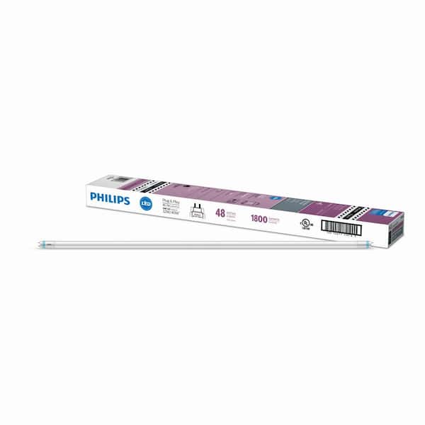 32-Watt T8/40-Watt T12 Equivalent 4 ft. Type A Linear Universal Fit Cool White LED Tube Light Bulb (4000K) (10-Pack)