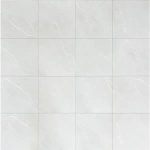 Marblesque Calacatta 5.5 mm Thick x 18.5 in. W x 37 in. L Waterproof DropLoc SPC Flooring (19.02 sq. ft./case)