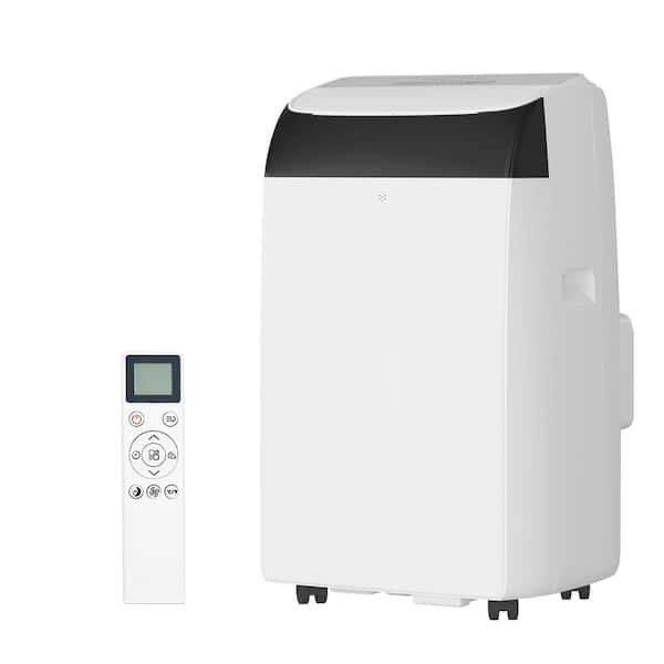 8,150 BTU (12,000 BTU ASHRAE) Portable Air Conditioner with Dehumidifier and Remote Cools 550 sq. ft. in White