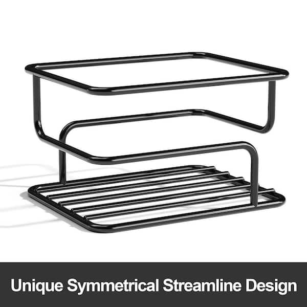 Dracelo Metal Black Hanging Shower Caddy, Over Head Shower Caddy