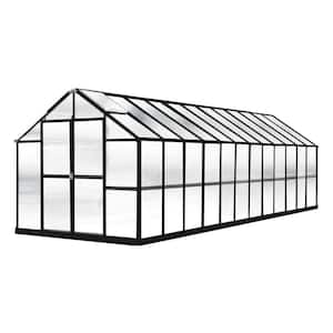 Growers Edition 8 ft. W x 24 ft. D x 7.6 ft. H Black Greenhouse
