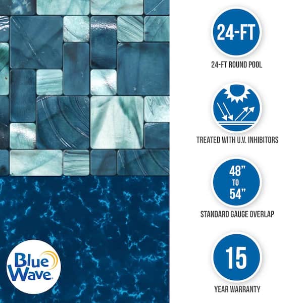 Blue Wave 24 ft. Round Liner Pad for Above Ground Pool NL1526
