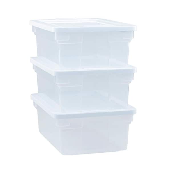 Extra Large Household Stackable Plastic Food Storage Organizer Bin