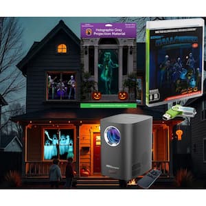 HoliScapes Atmosfx Spooky Halloween Hollusion Projector Kit