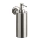 Purist Wall-Mount Metal Soap Dispenser in Vibrant Brushed Nickel