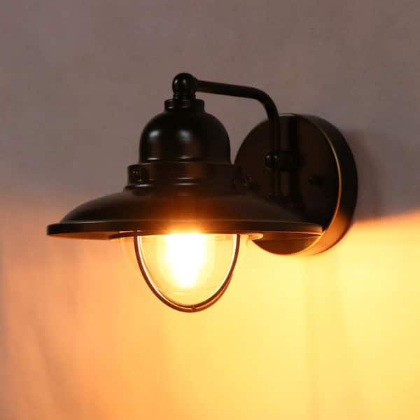 1 Light Wall Imperial Black Outdoor, Imperial Black Outdoor Wall Mount Barn Light Sconce