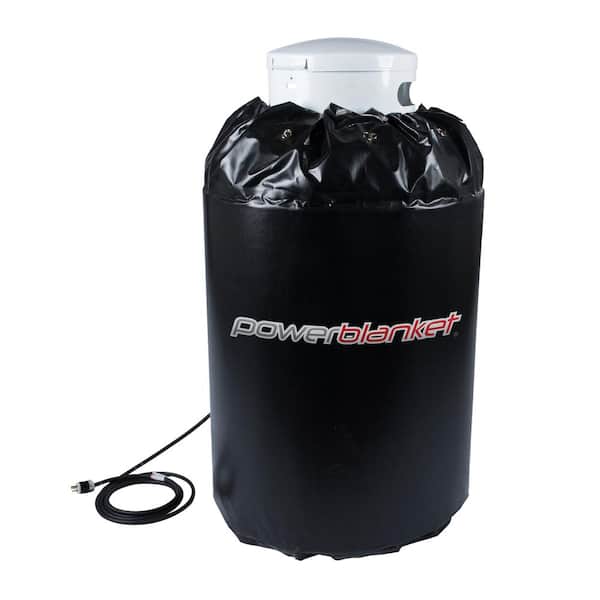 Insulated 420 lb. Gas Cylinder Propane Tank Heater, Fixed Temp 90°F, Increase Gas Flow Rate and Efficiency