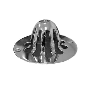 Replacement Strainer Top with Screws for Cast Brass Beehive Urinal Strainer in Chrome