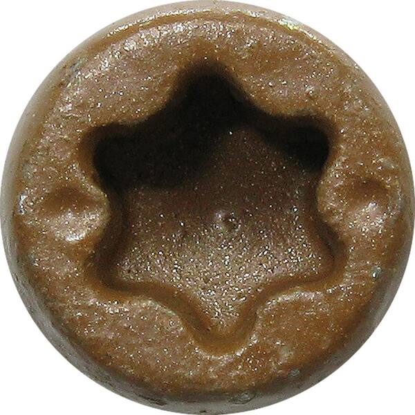#9 x 3 in. Coarse Brown Polymer-Plated Steel Star-Drive Bugle Head Composite Deck Screws (5 lb. Pack)