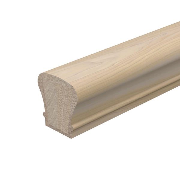 Stair Parts 6010 16 ft. Unfinished Poplar Handrail