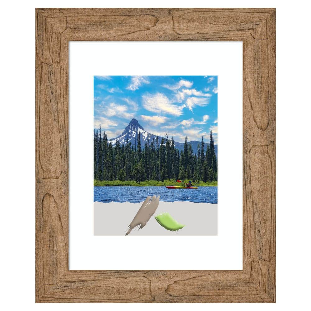 Owl Brown Distressed Wood Single Photo Frame 14.5" x 17.5"
