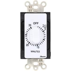 30 Min In-Wall Countdown Timer - White