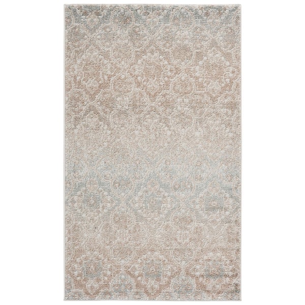 Madison 4 ft. x 6 ft. Gray Persian Area Rug
