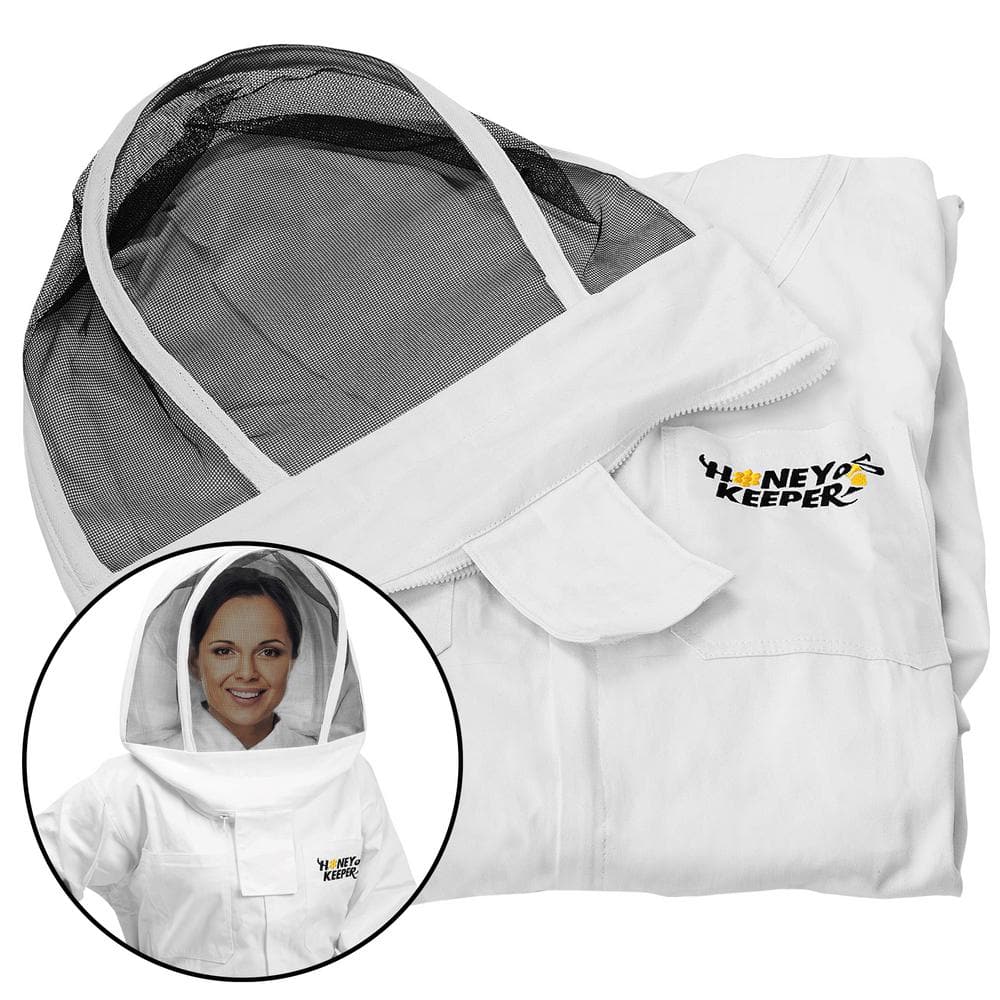White Fir Langstroth Beehive Kit with Tools and Apparel