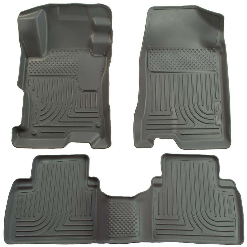 Husky Liners Front & 2nd Seat Floor Liners Fits 06-11 Civic 4 Door ...