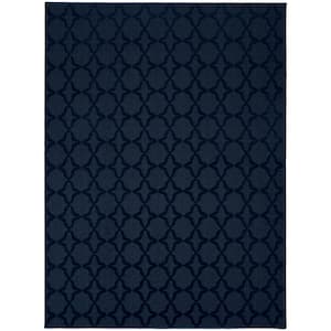 Sparta 9 ft. x 12 ft. Navy Area Rug