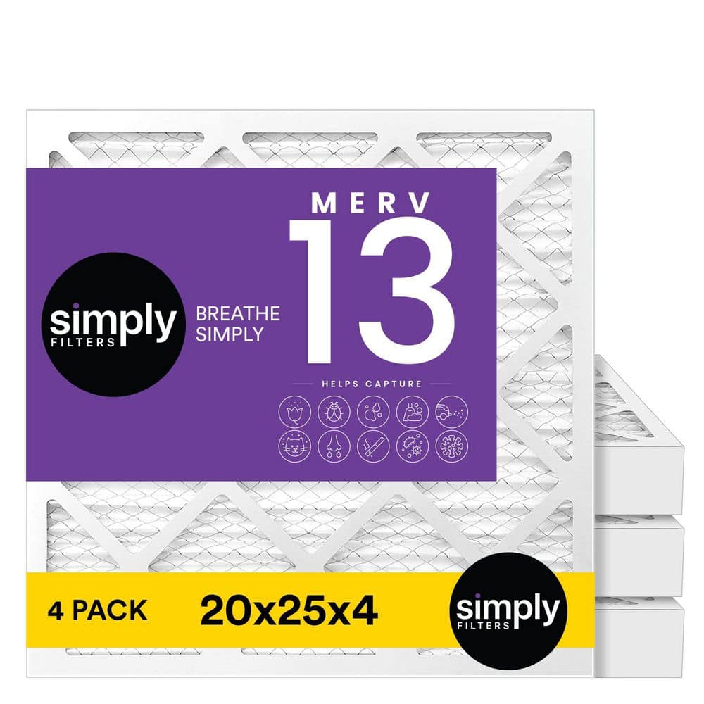 20 in. x 25 in. x 4 in. MERV 13 FPR 10-Pleated Furnace Air Filter (4-Pack) price history on PriceWatchPro