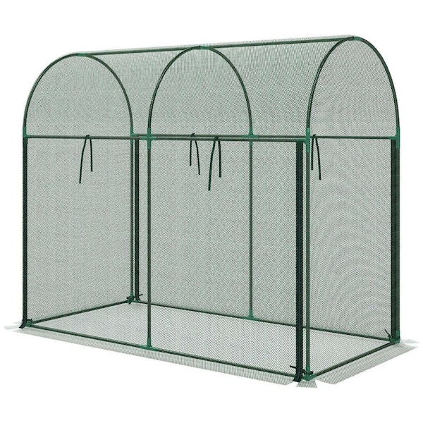 6 ft. W x 3 ft. D Outdoor Crop Cage, Large Plant Protection Tent