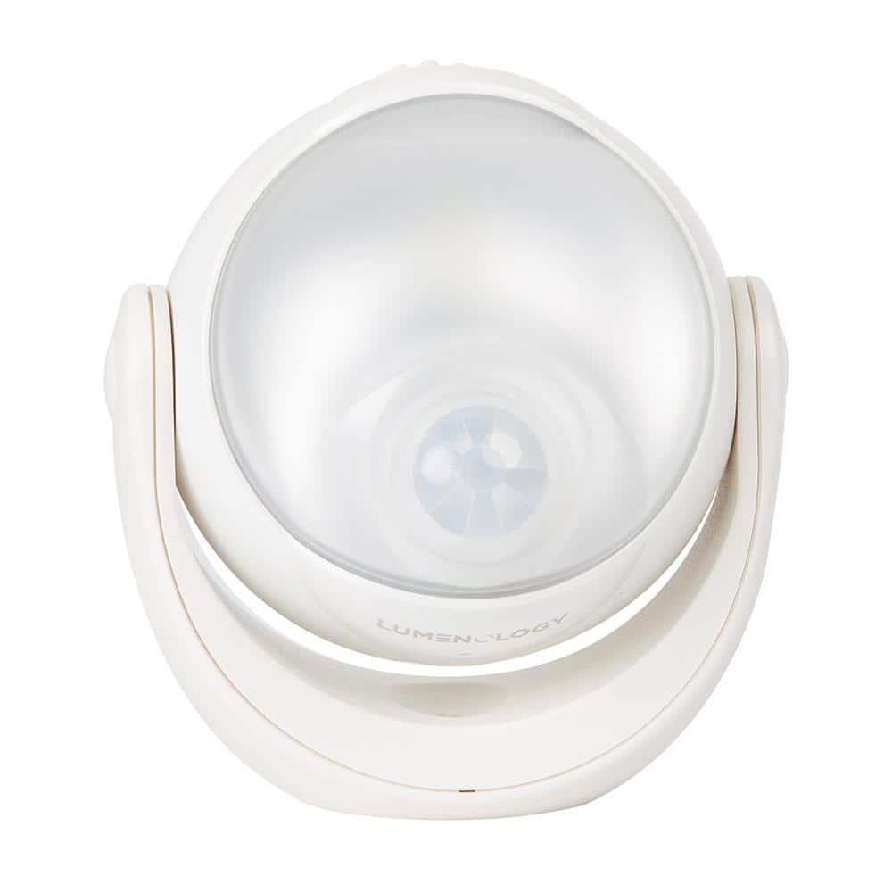 Indoor/Outdoor 148 Lumens Battery-Powered Portable LED Motion Sensing IP43 Flood and Security Light, White price history on PriceWatchPro