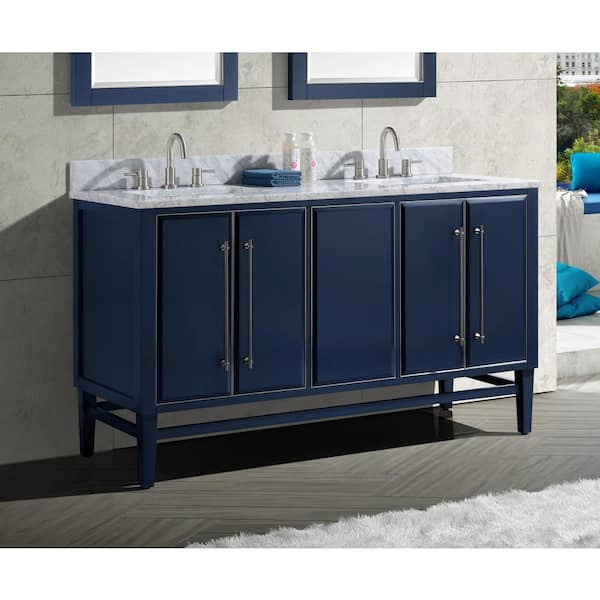 Bath Vanity Cabinet Only In Navy Blue, Avanity Bathroom Vanity