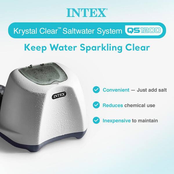 Krystal Clear Saltwater System for Above-Ground Pools up to 15,000 Gal.