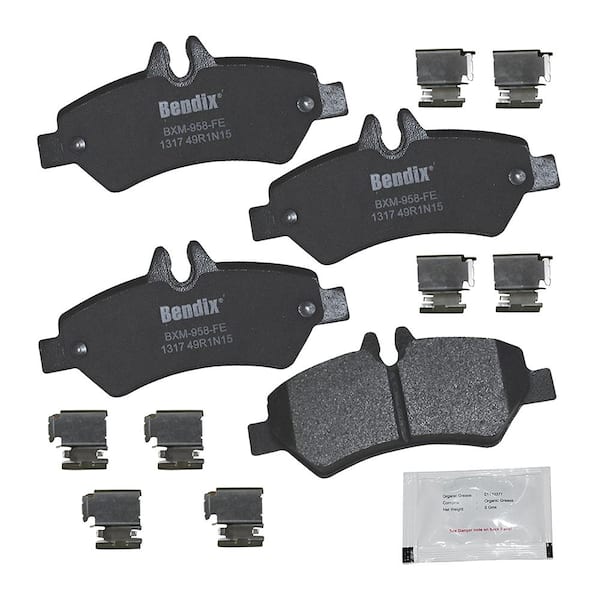 Bendix Premium Copper Free Disc Brake Pad Set 2003 Ford E-550 Super Duty